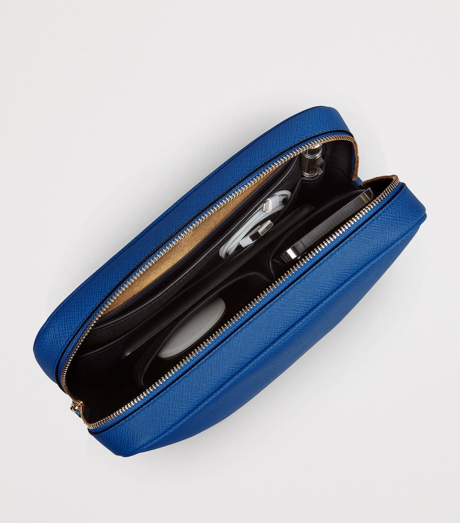 Panama Leather Tech Organiser Pouch