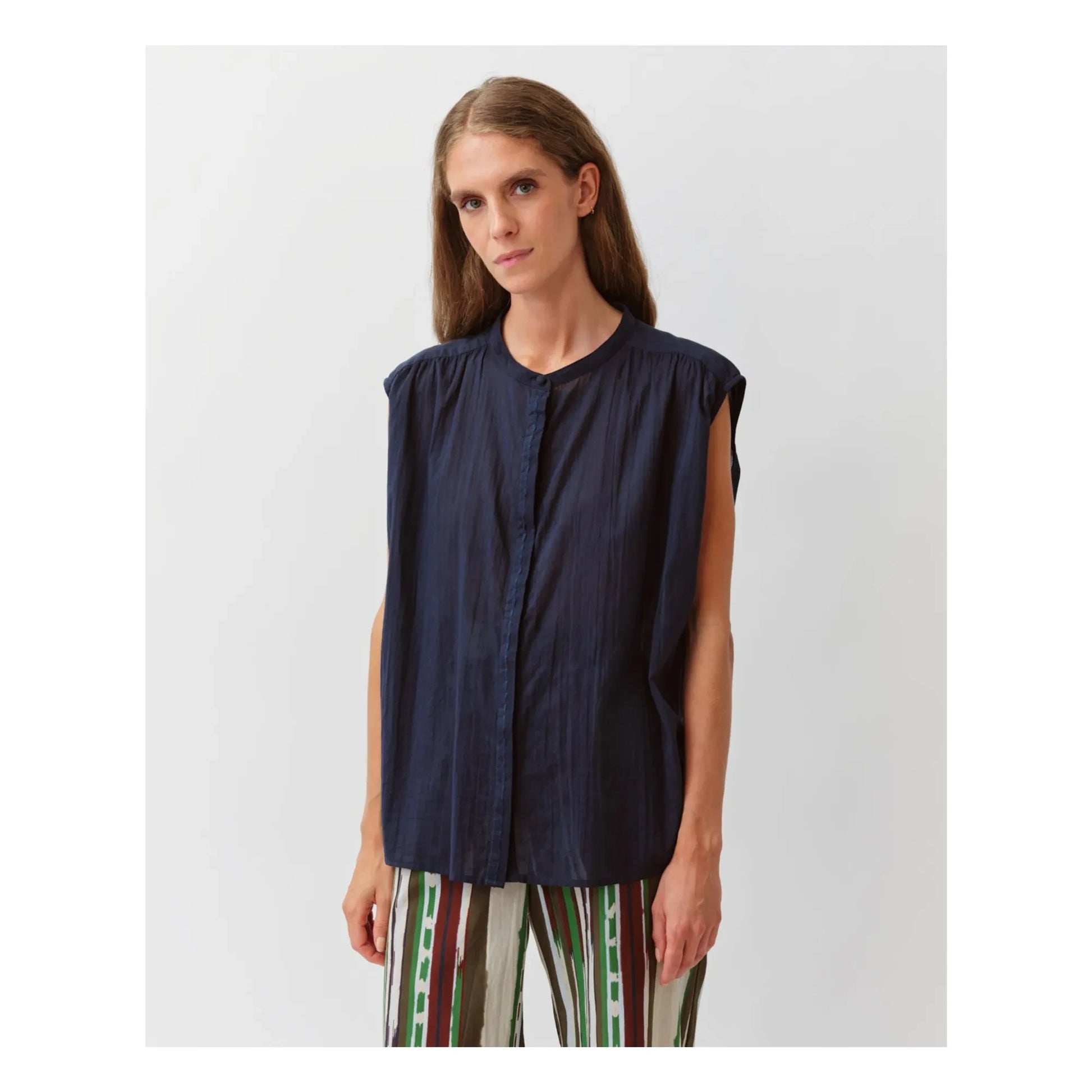 Diega - Top Tifino | Navy blue
