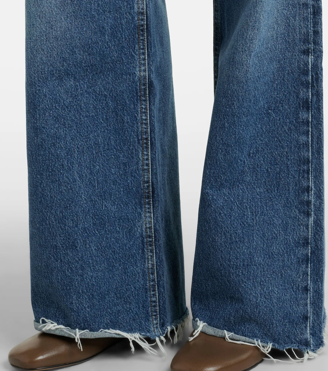 Agolde - Dame high-rise wide-leg jeans