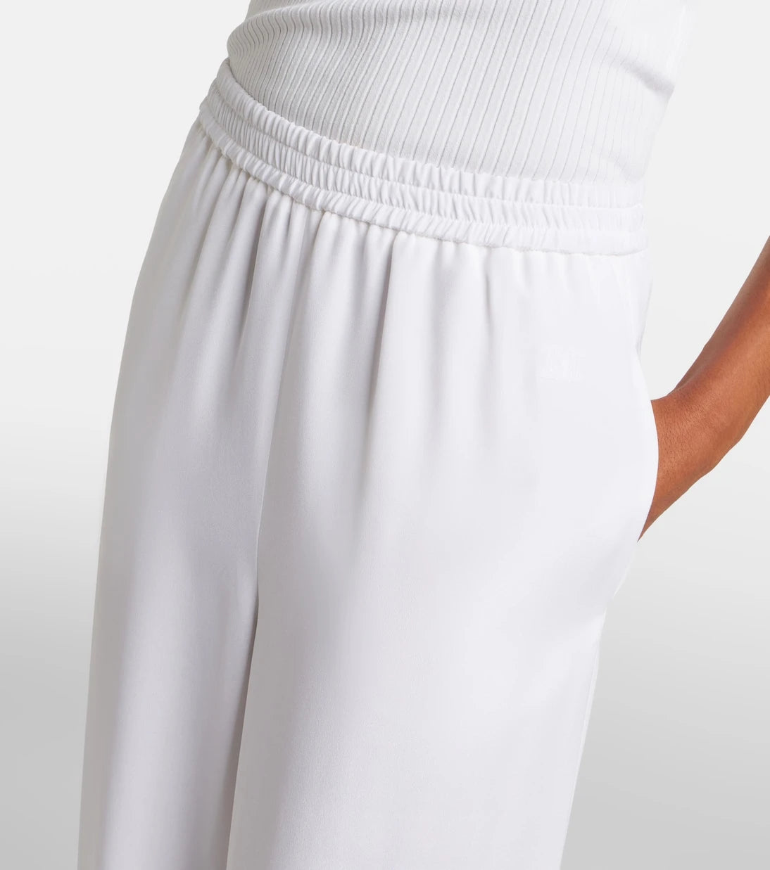 Max Mara - Silk crêpe de chine wide-leg pants