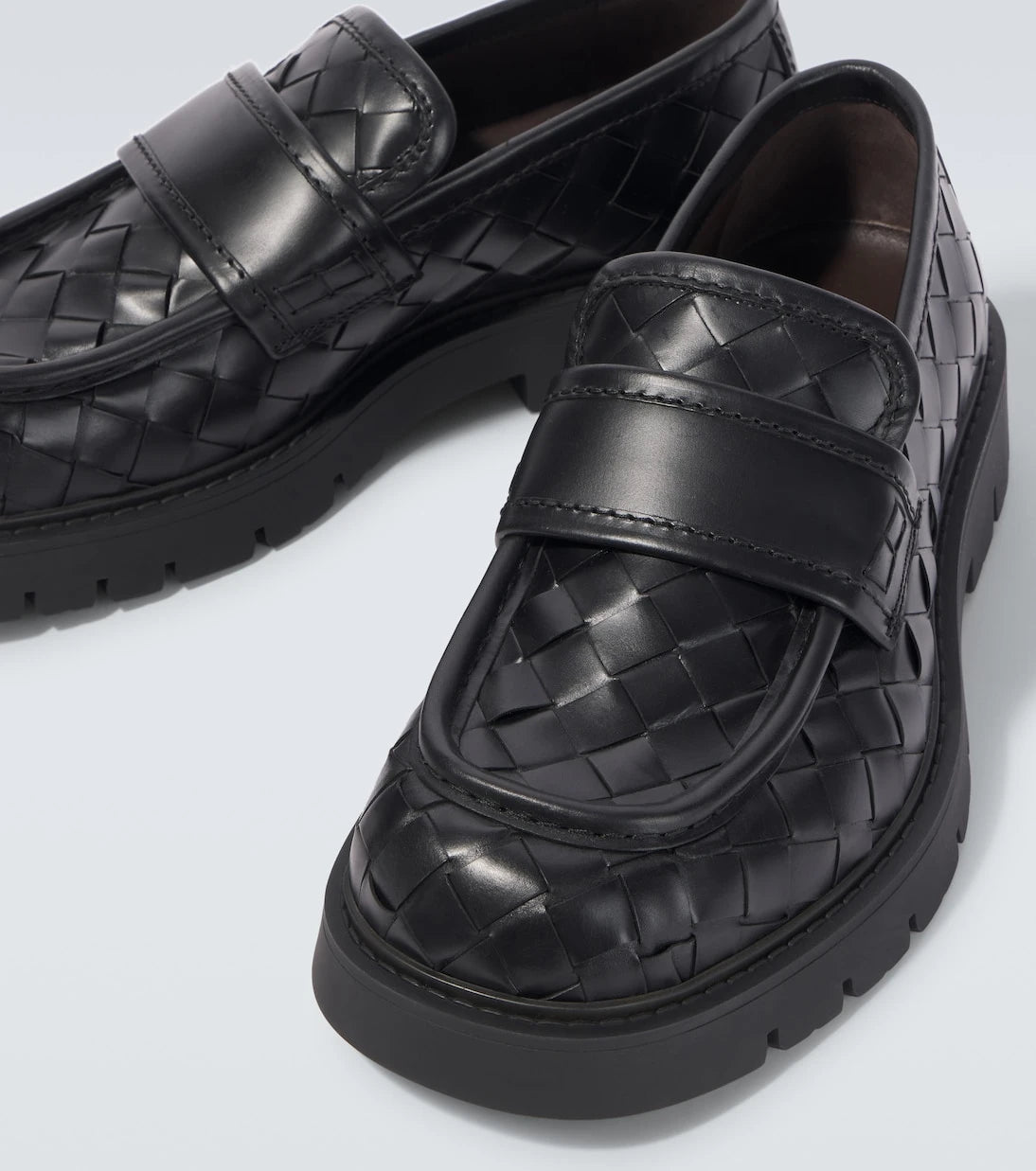 Bottega Veneta - Haddock Intrecciato leather loafers