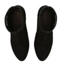 Stuart Weitzman Black Suede Yuliana Ankle Boots 60