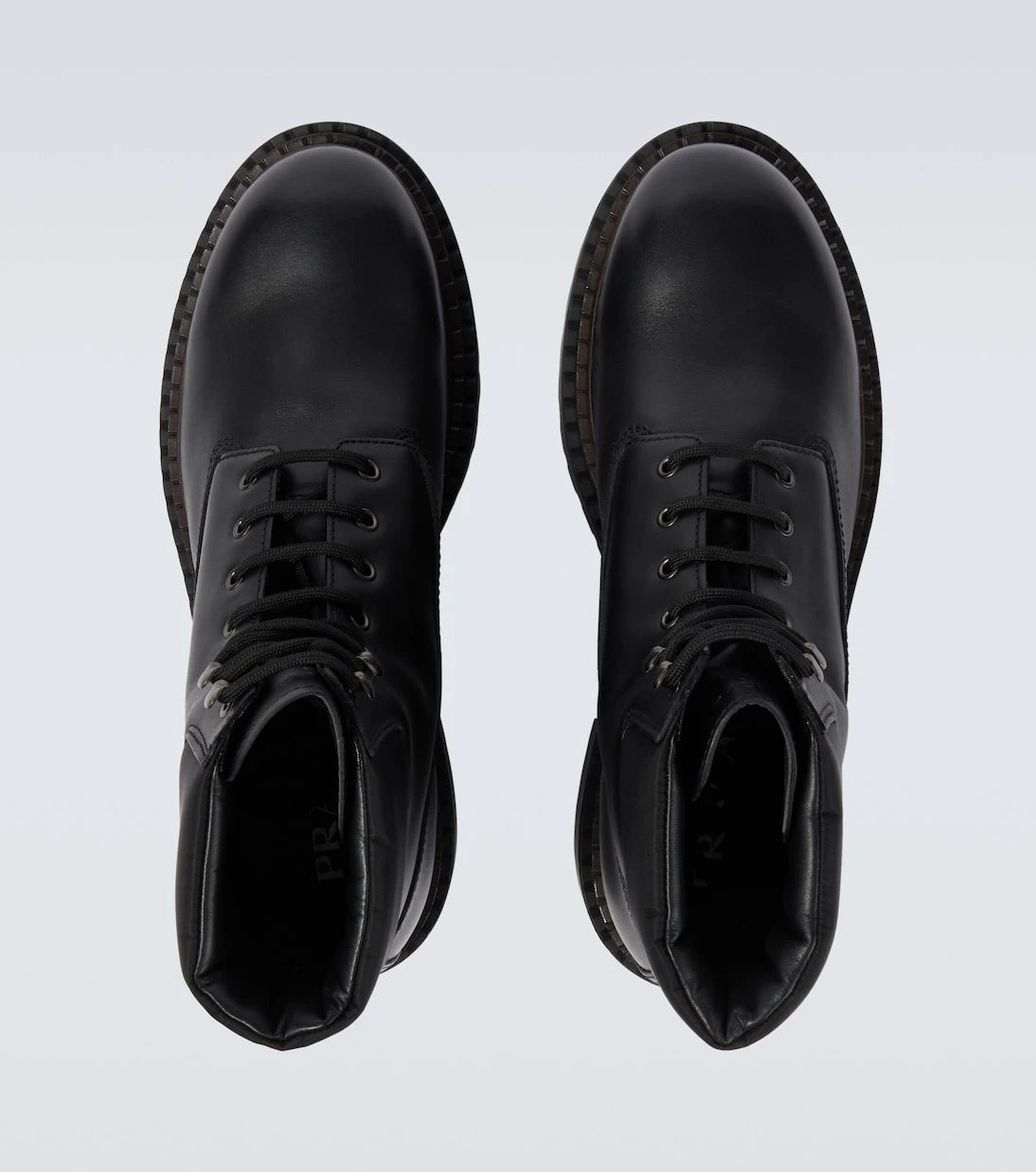 Prada - Leather and Re-Nylon ankle boots