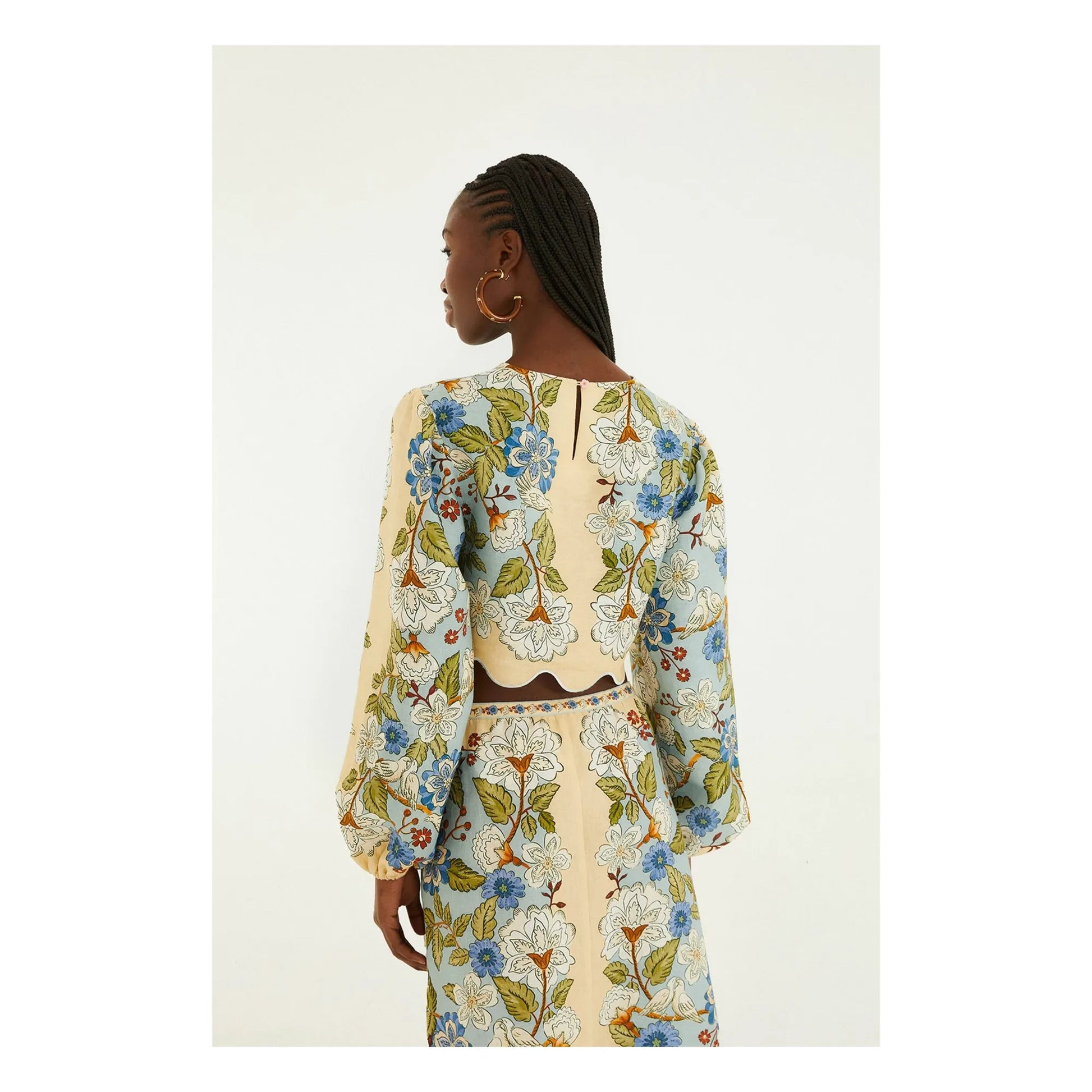Farm Rio - Blouse Garden Linen | Sand
