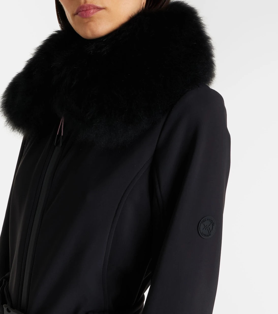 Yves Salomon - Shearling-trimmed belted ski suit