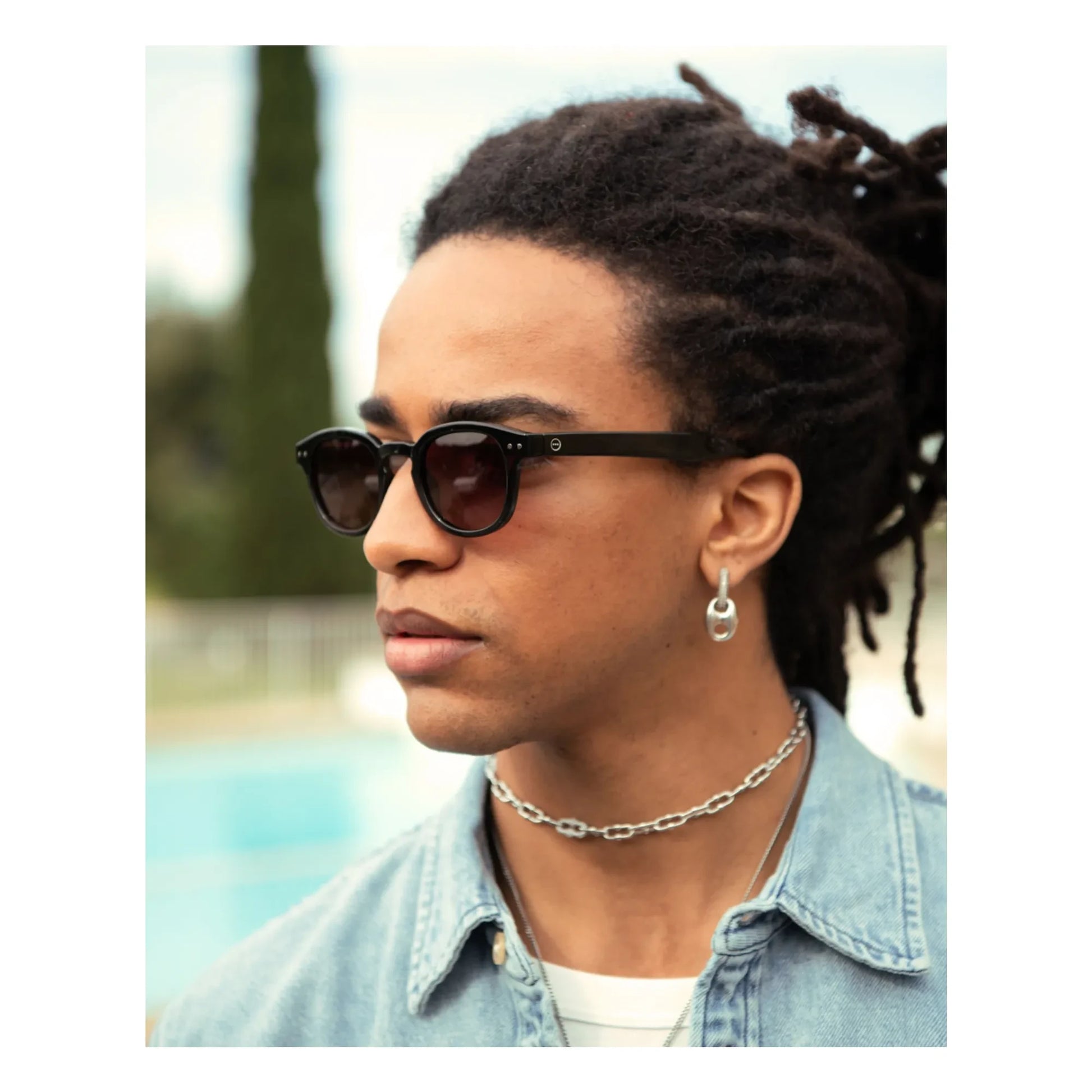IZIPIZI - Polarized Sunglasses #C | Bright black
