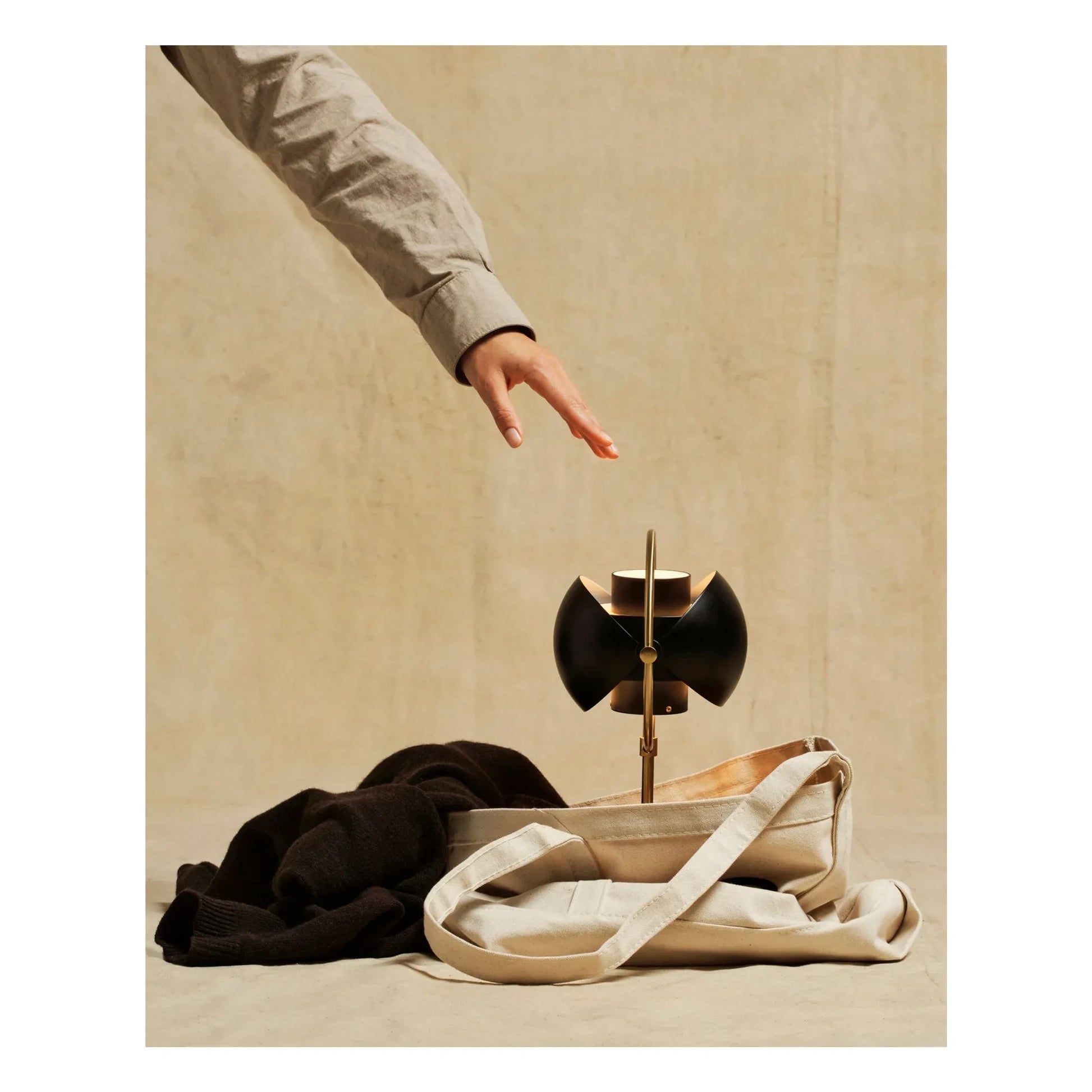 Gubi - Multi-Lite portable lamp, Louis Weisdorf | Matt black