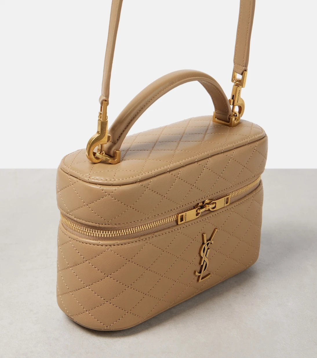 Saint Laurent - Gaby quilted leather vanity bag
