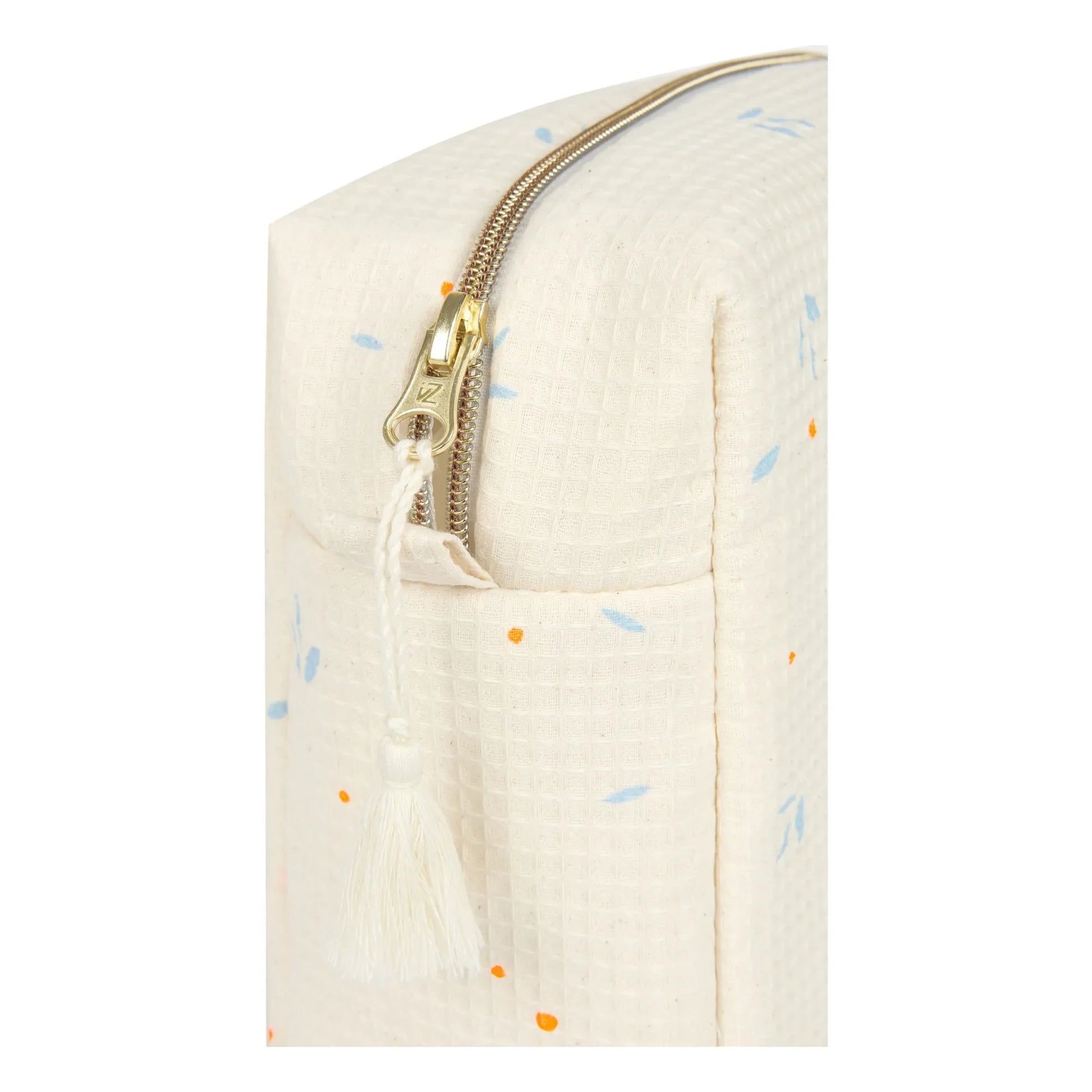Nobodinoz - Toiletry bag Diva Orange Cherries | Beige