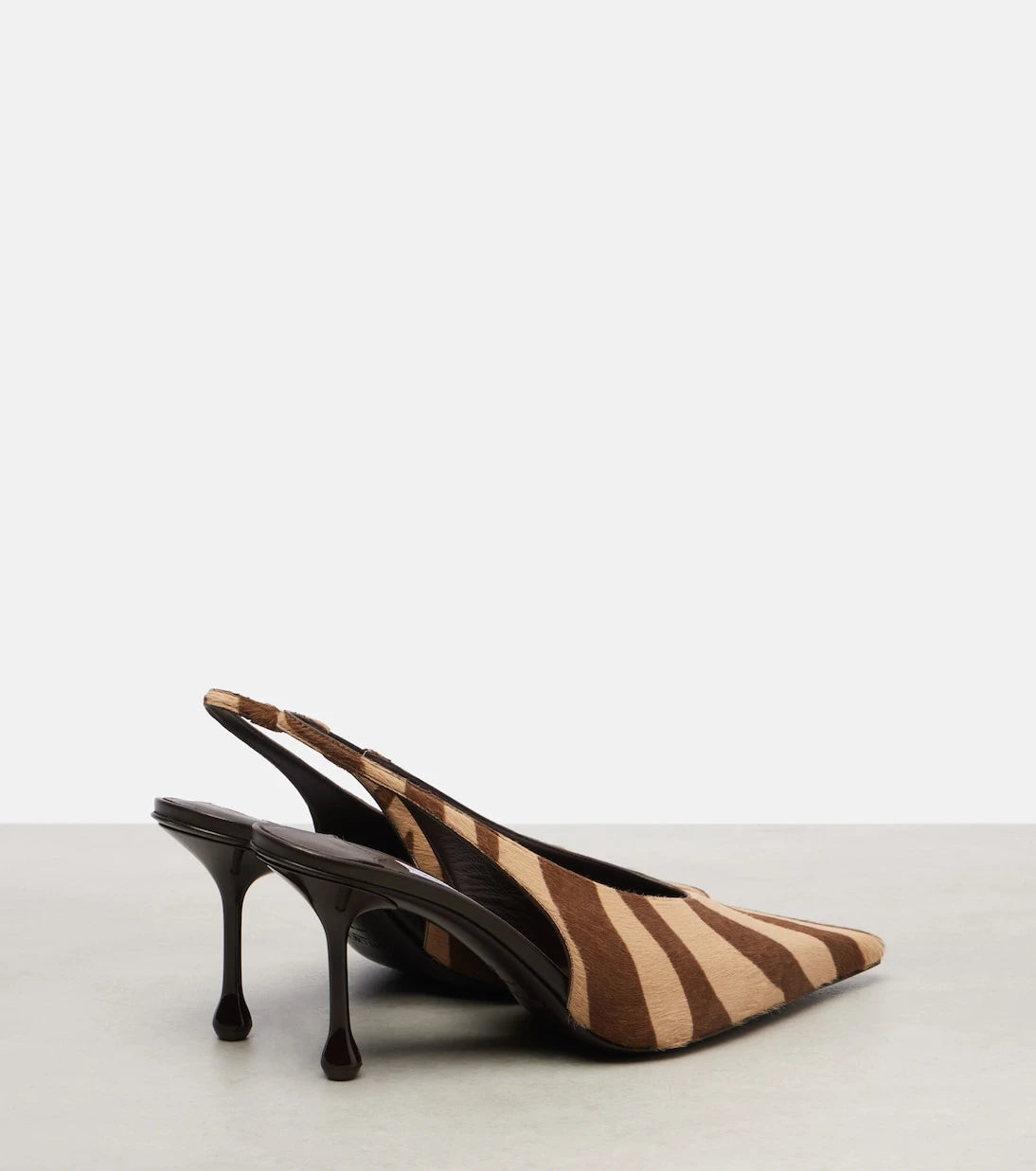 Jimmy Choo - Isa 80 calf hair slingback pumps