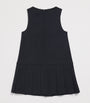 Emporio Armani Kids Blue Pinstripe Pinafore Dress (4-14 Years)