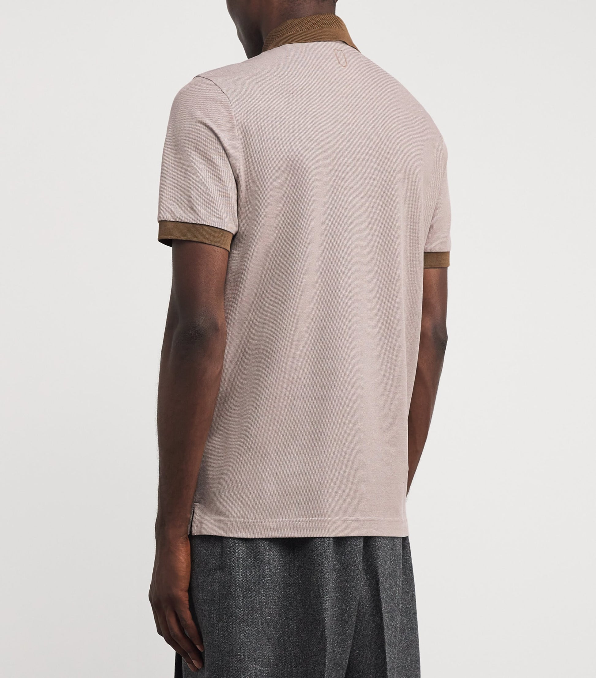 Cotton Contrast-Trim Polo Shirt