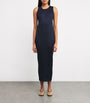 Navy New Colorful Basics 4 Midi Dress