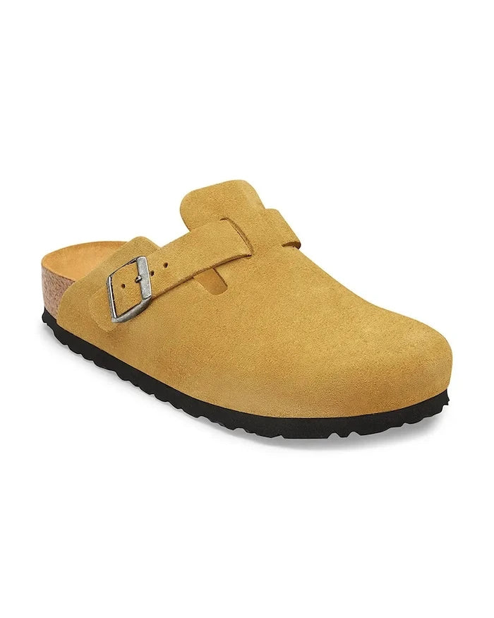 Birkenstock Kadın Süet Terlik Boston Soft Footbed Suede Leather