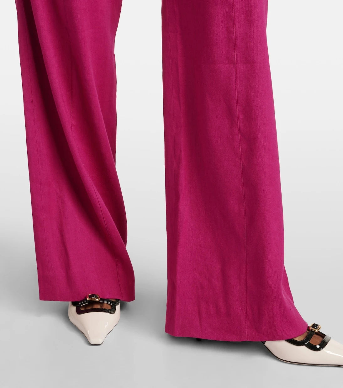 Veronica Beard - Sunny linen-blend twill flared pants