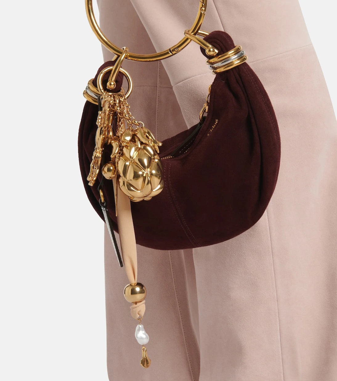 Chloé - Giga Pineapple leather bag charm