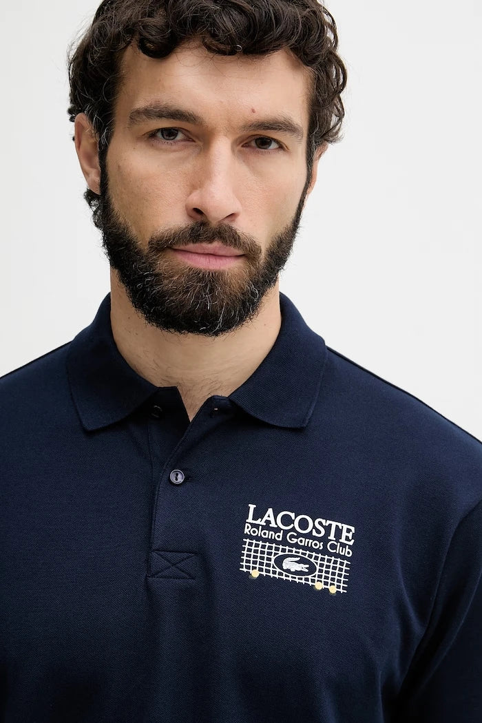 Lacoste erkek pamuk elastan yakalı tişört