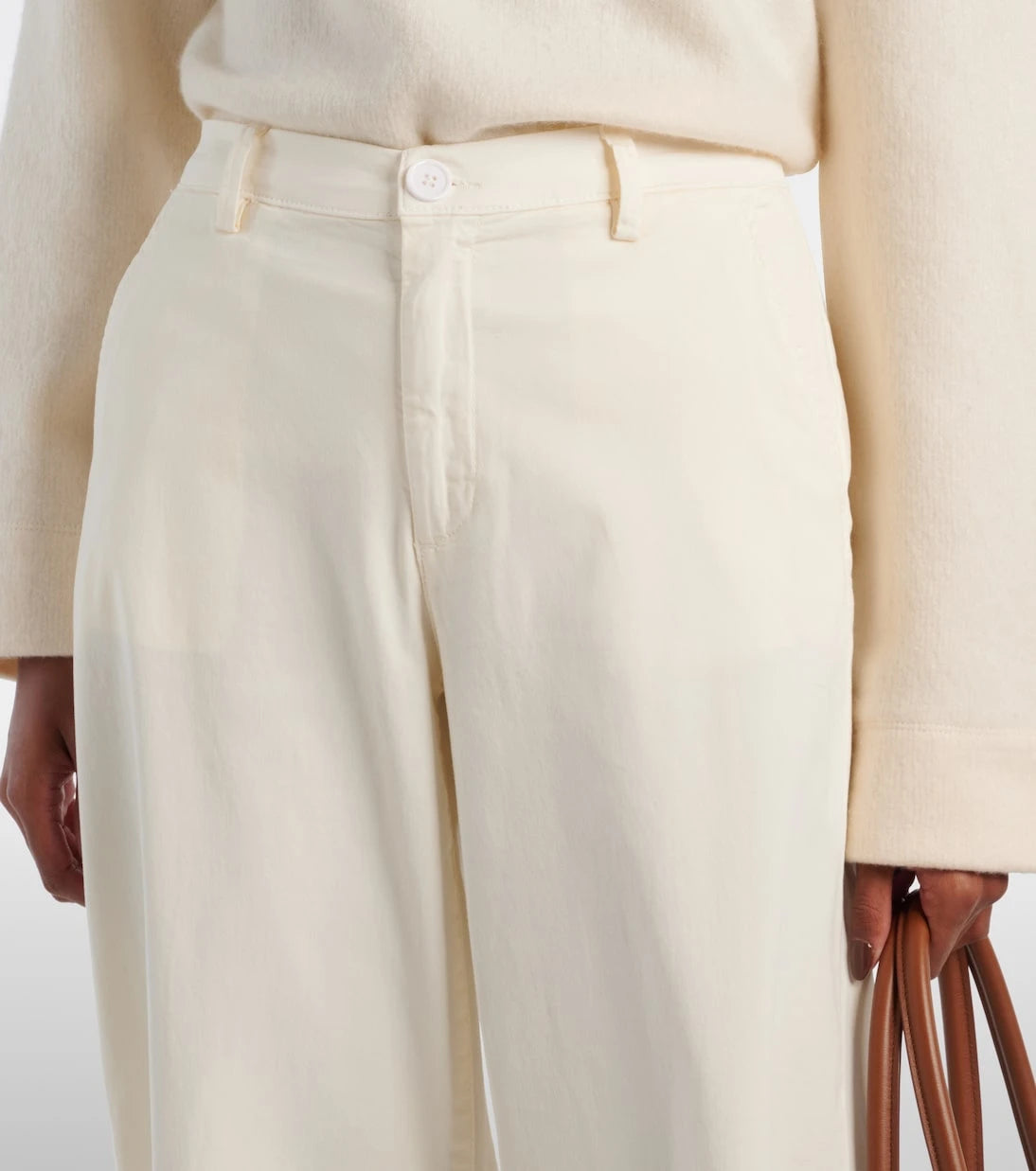 AG Jeans - Caden cotton-blend twill wide-leg pants