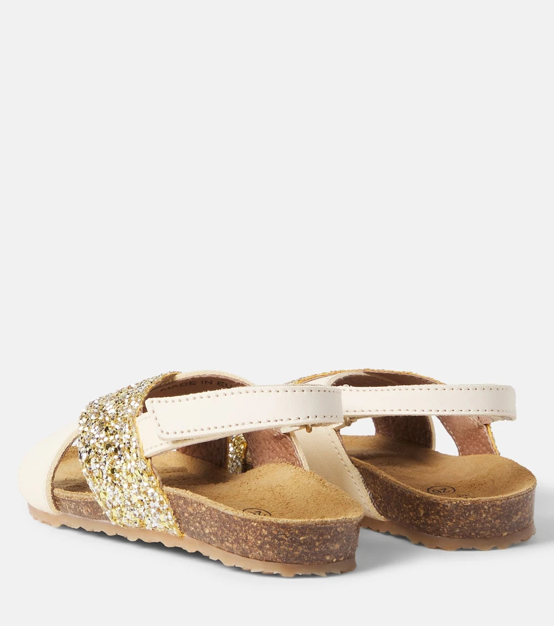 PèPè - Sequined leather sandals