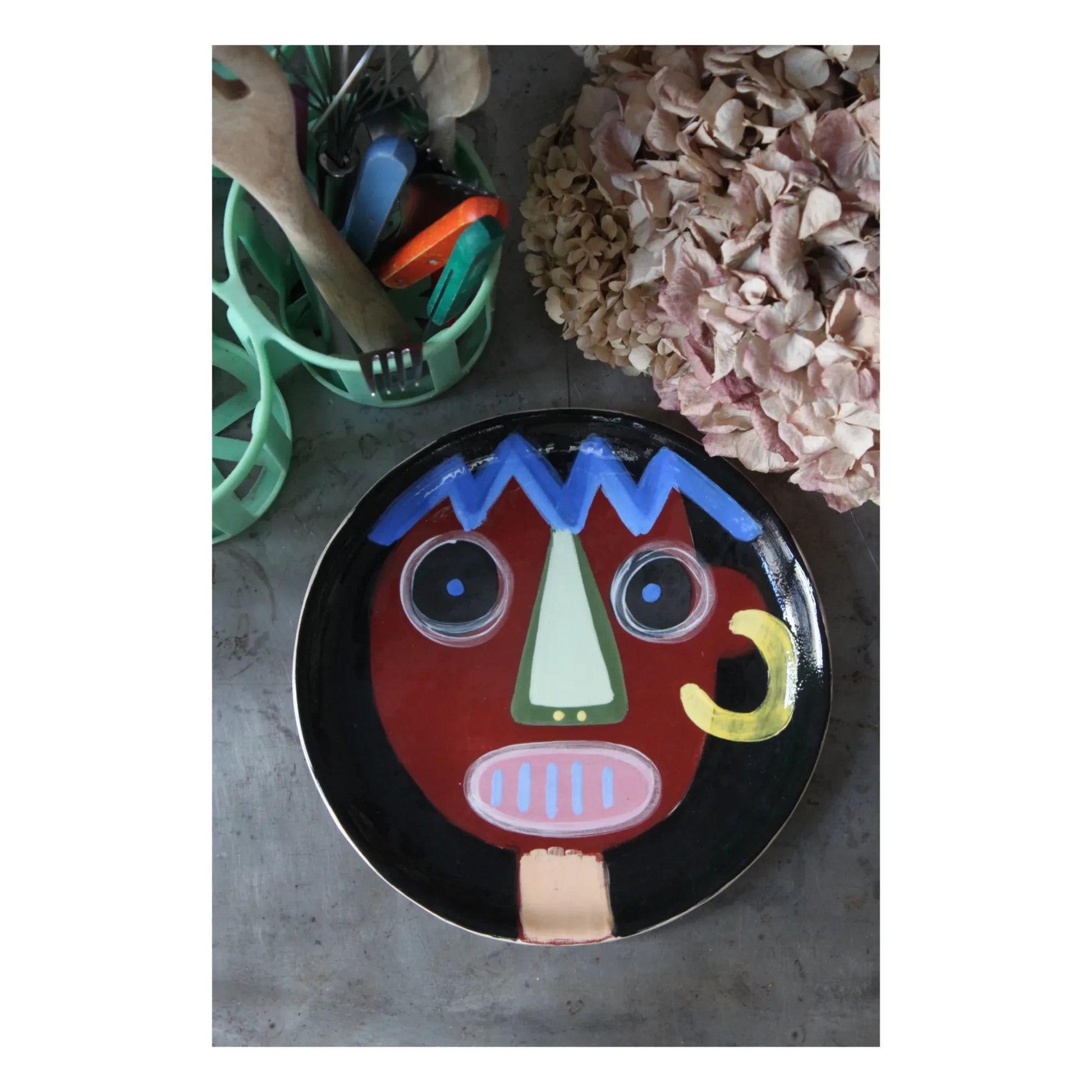 HOMERE - Jojo Ceramic Plate | Black