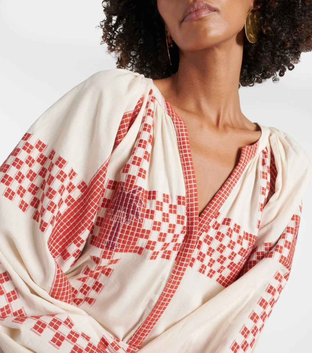 Johanna Ortiz - Printed cotton midi dress