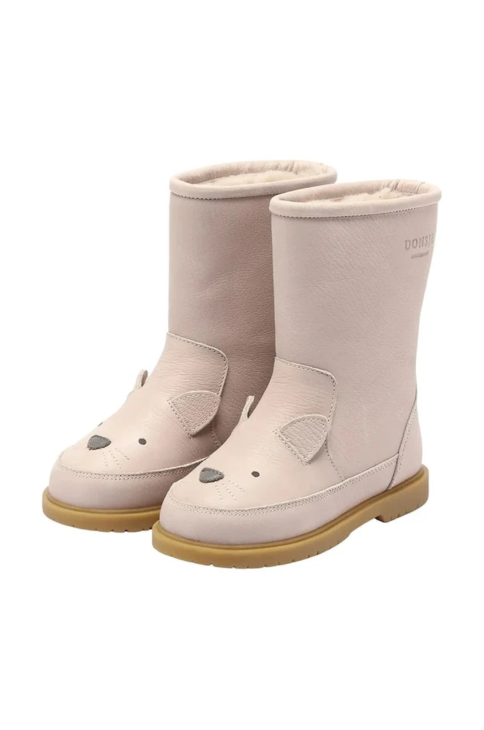 Donsje Wadudu Classic Boots Cat Çocuk Deri Kışlık Botlar