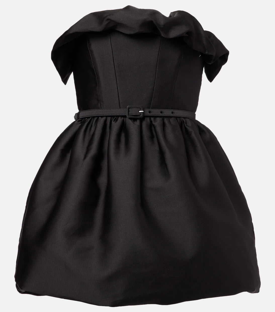Roland Mouret - Ruffled draped strapless minidress