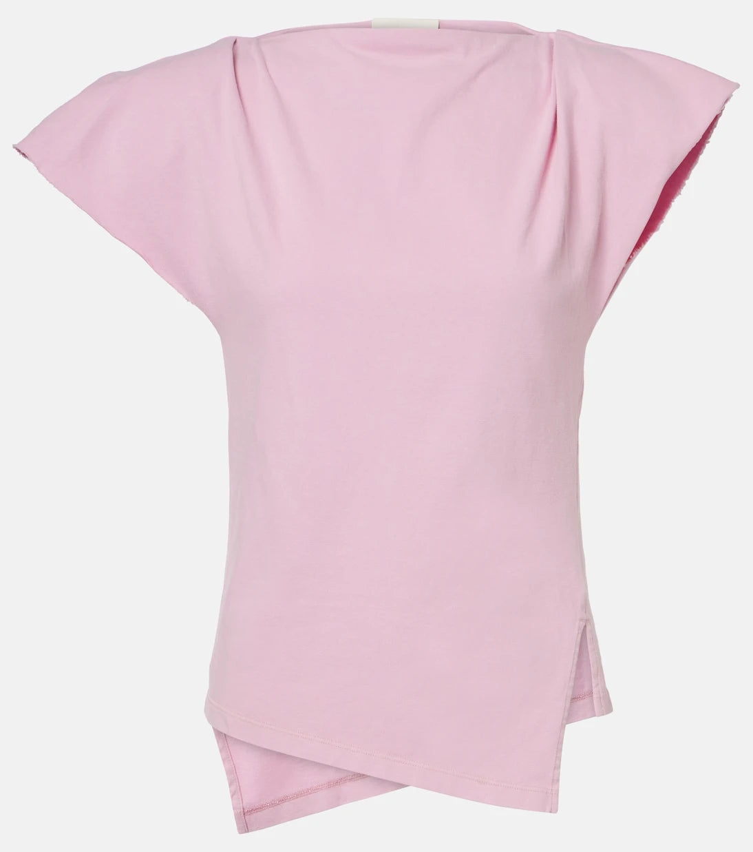 Isabel Marant - Sebani asymmetric cotton jersey top