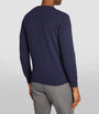 Navy Cashmere Crew-Neck Sweater