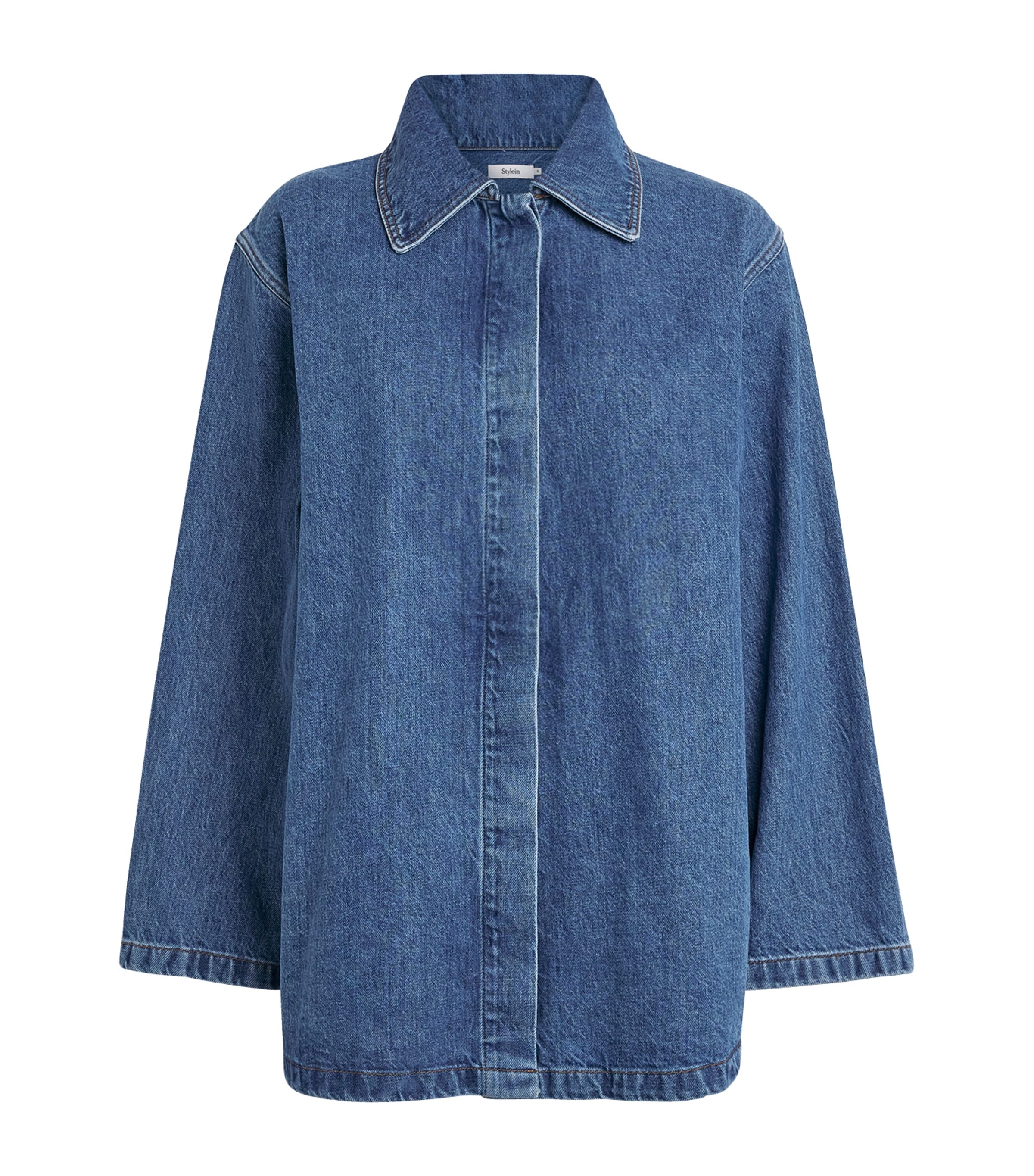 Oversized Karen Denim Jacket MID BLUE