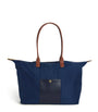 Navy Medium Nylon Tote Bag