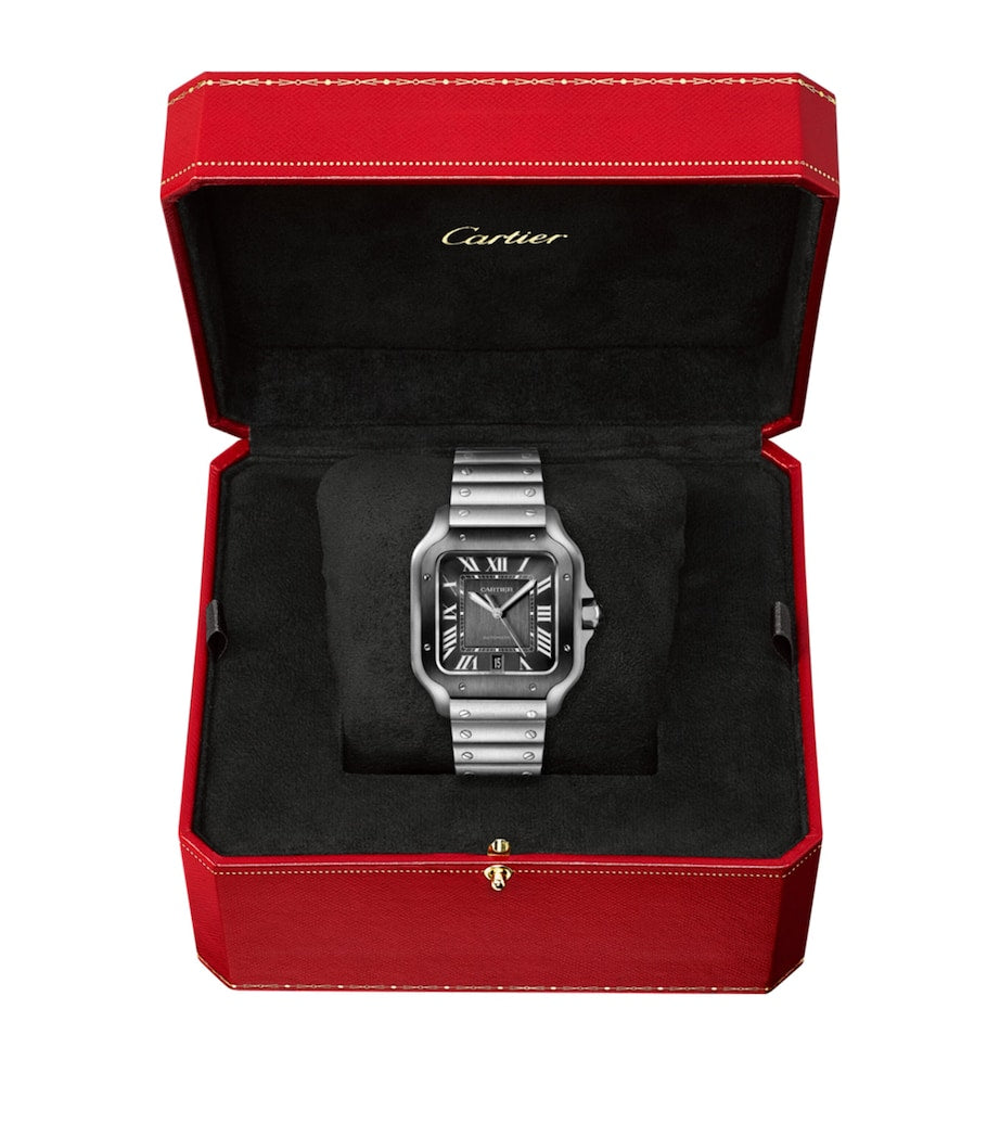 Steel ADLC Santos de Cartier Watch 39.8mm