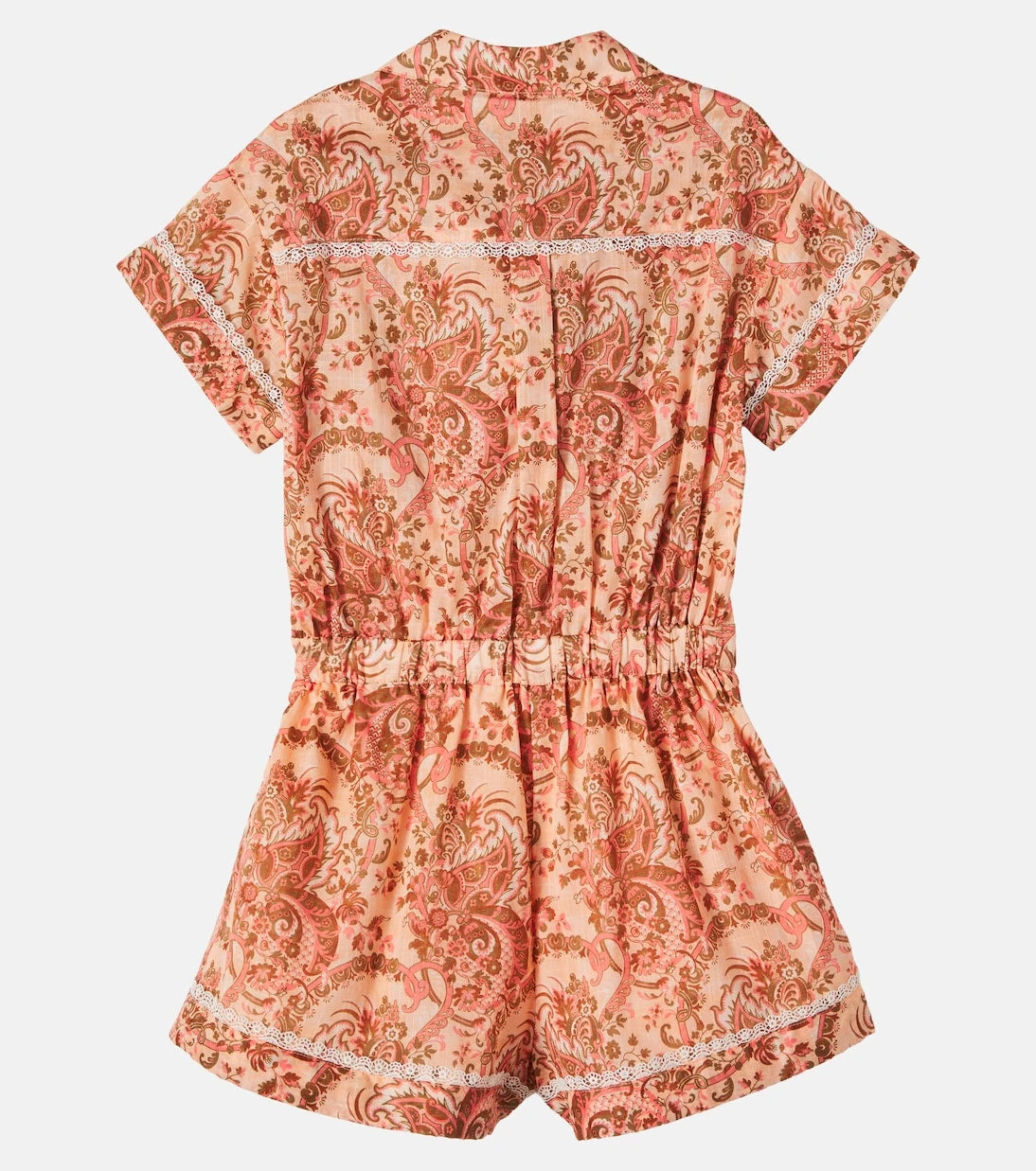 Zimmermann Kids - Aster floral cotton playsuit