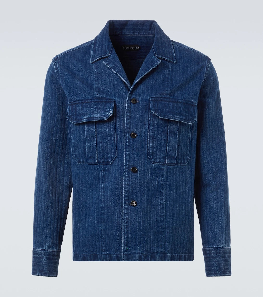 Tom Ford - Striped denim overshirt