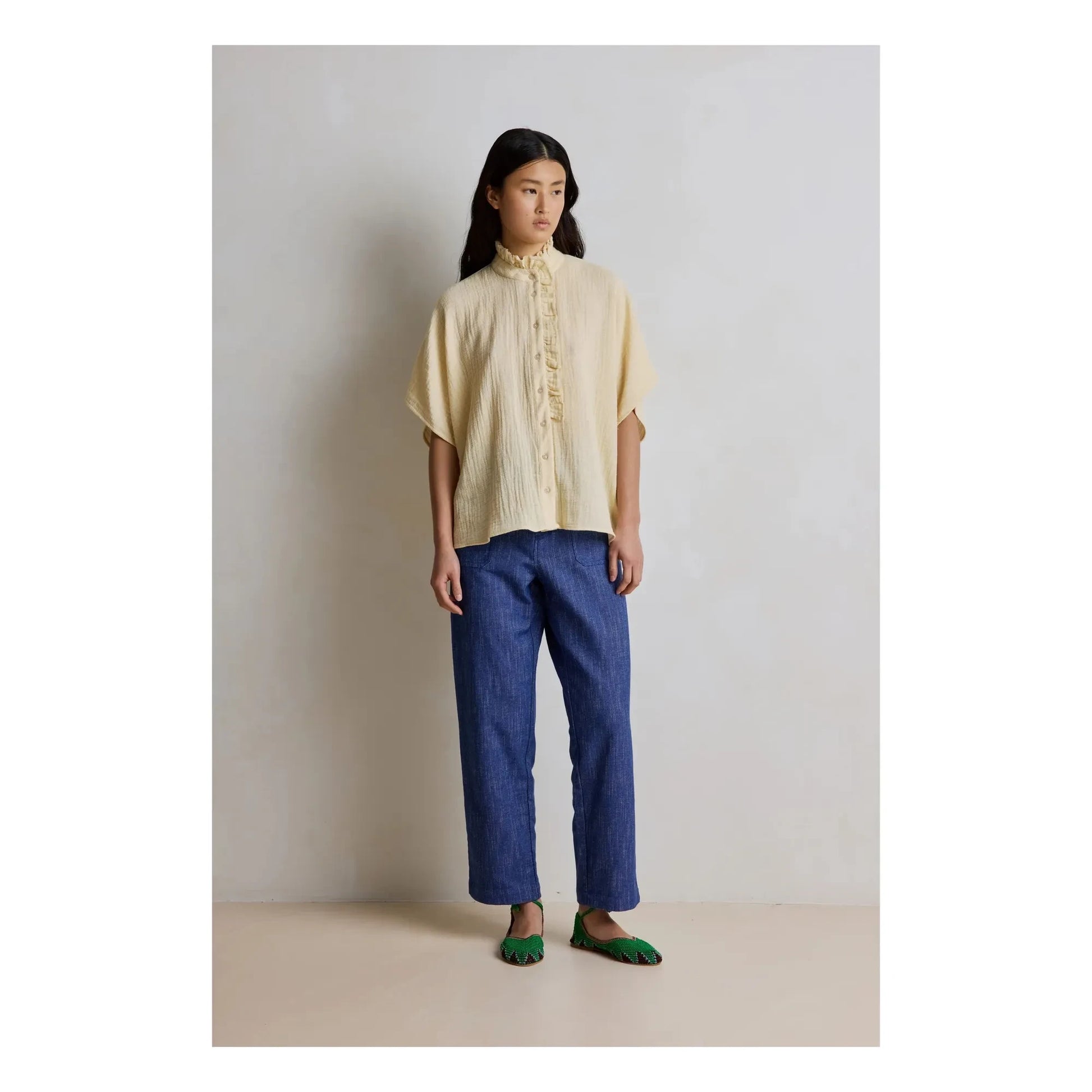 Hod - Natasha Cotton shirt | Cream