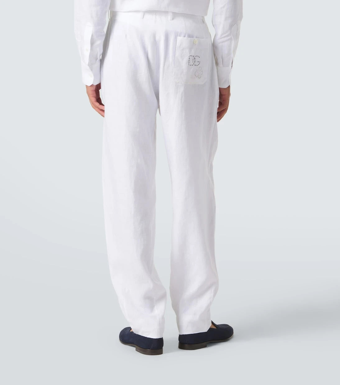 Dolce&Gabbana - Linen tapered pants