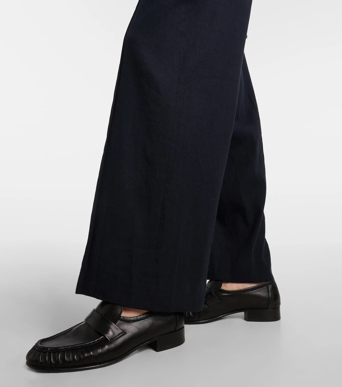 Vince - Linen-blend wide-leg pants