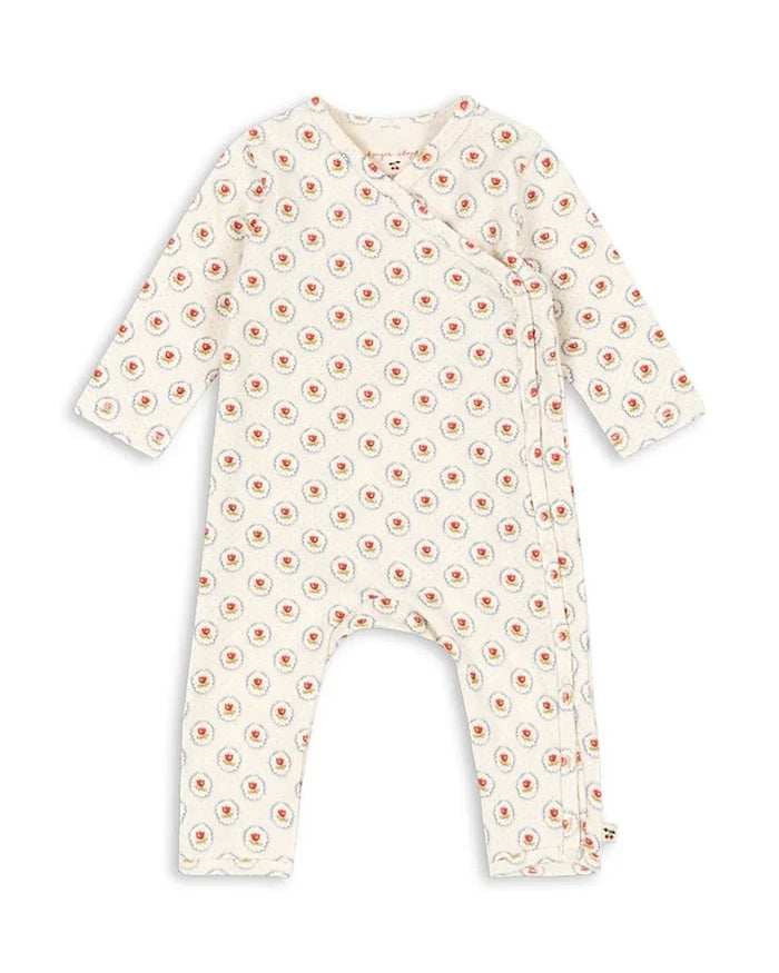 Konges Sløjd BASIC NEWBORN ONESIE GOTS Yenidoğan Bebek Tulum