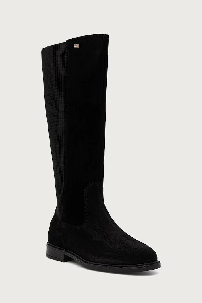 Diz Altı Kadın Süet Çizme ENAMEL FLAG SUEDE HIGH CHELSEA