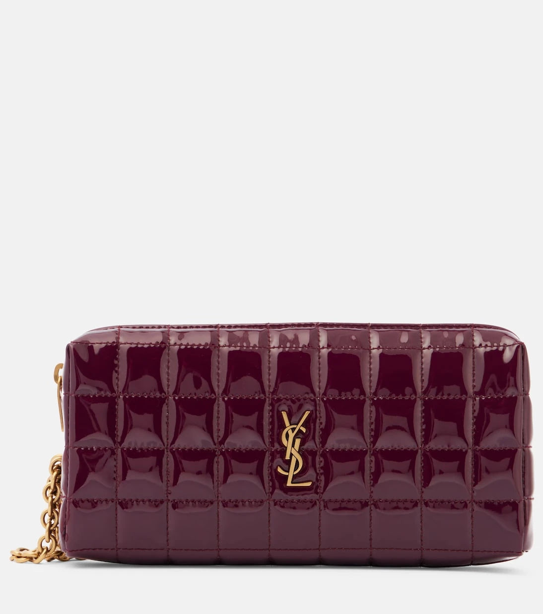 Saint Laurent - Cassandre matelassé faux leather pouch