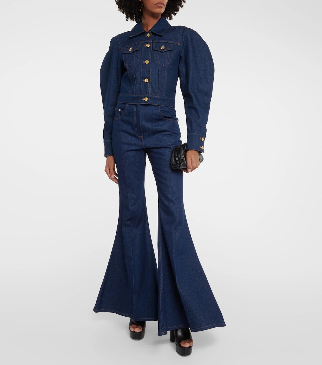 Nina Ricci - Cropped denim jacket