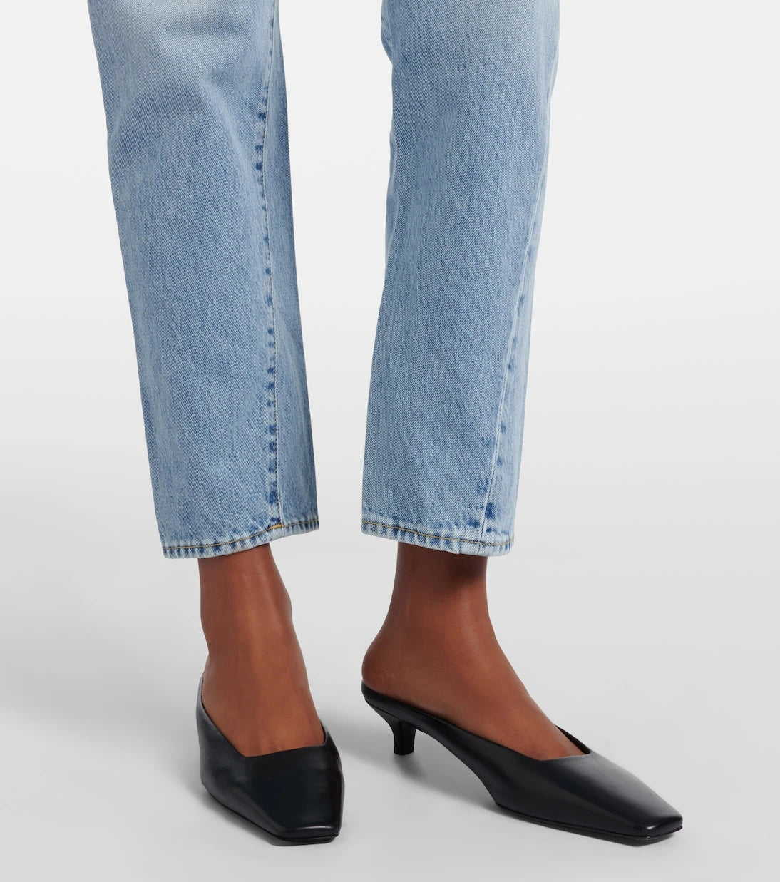 Toteme - Twisted Seam mid-rise straight jeans