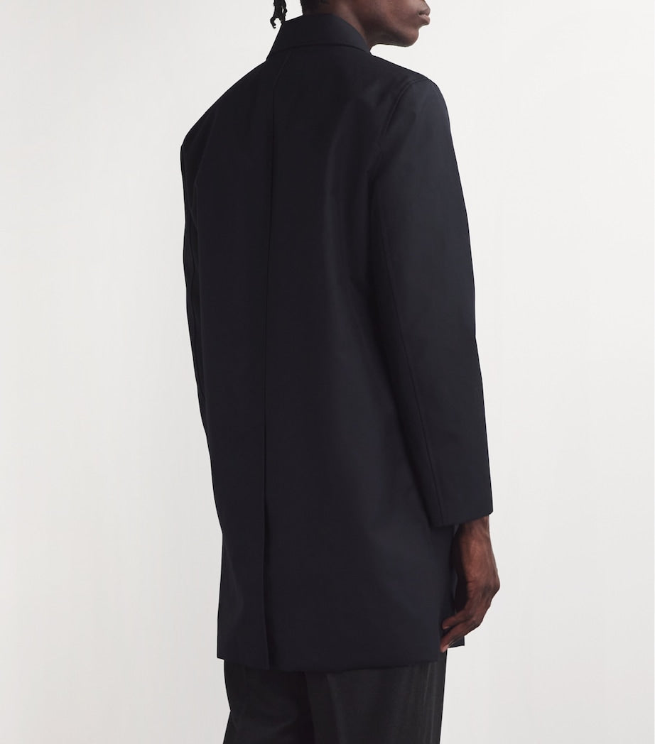 Sandro Paris Blue Twill Mac Jacket