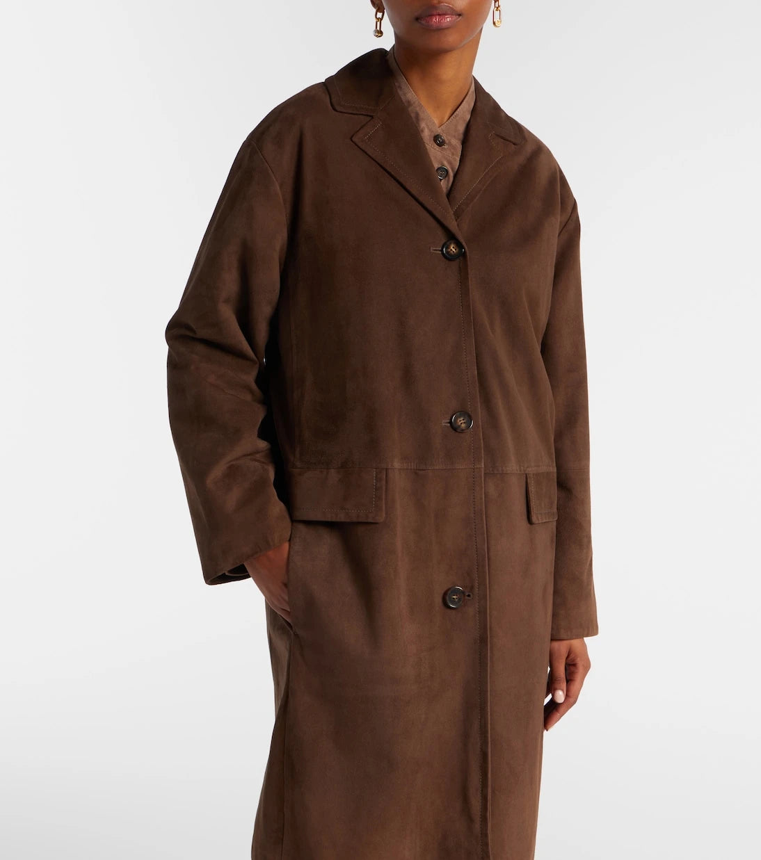 'S Max Mara - Ortensia suede coat