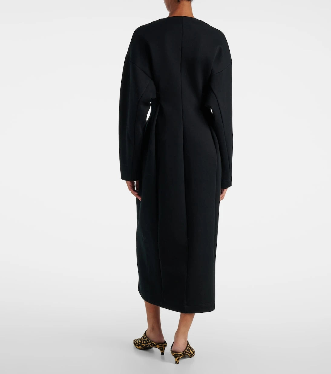 Plan C - Cotton-blend midi dress