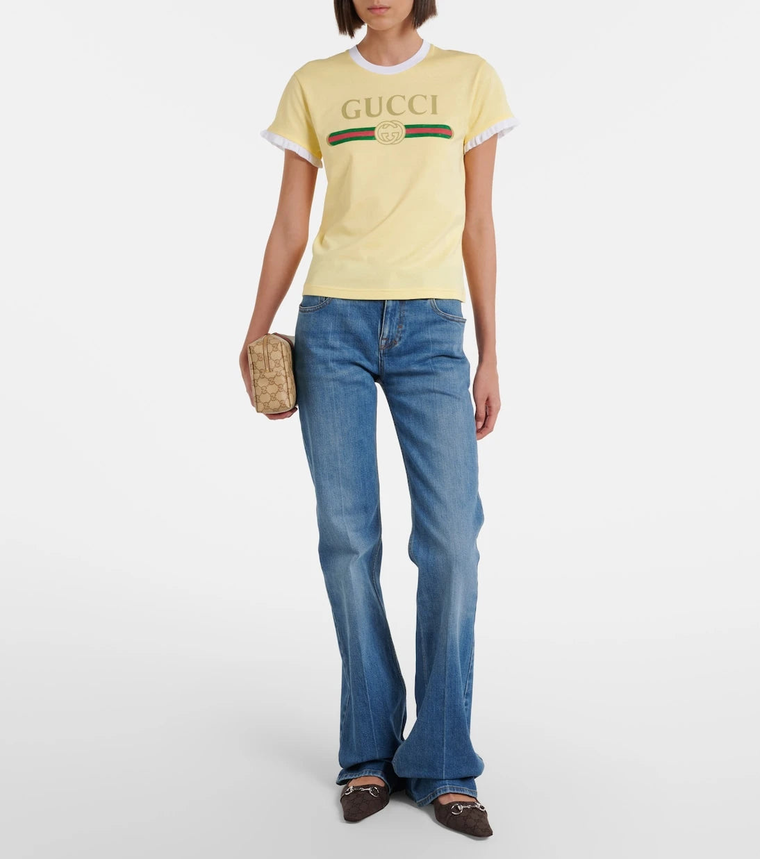 Gucci - Logo cotton jersey T-shirt