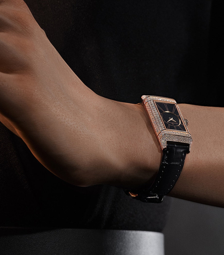 Pink Gold Reverso One Jewellery Watch 20mm