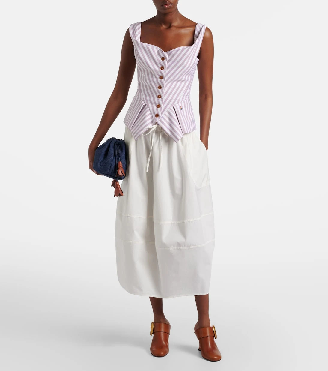 Vivienne Westwood - Monday striped cotton top