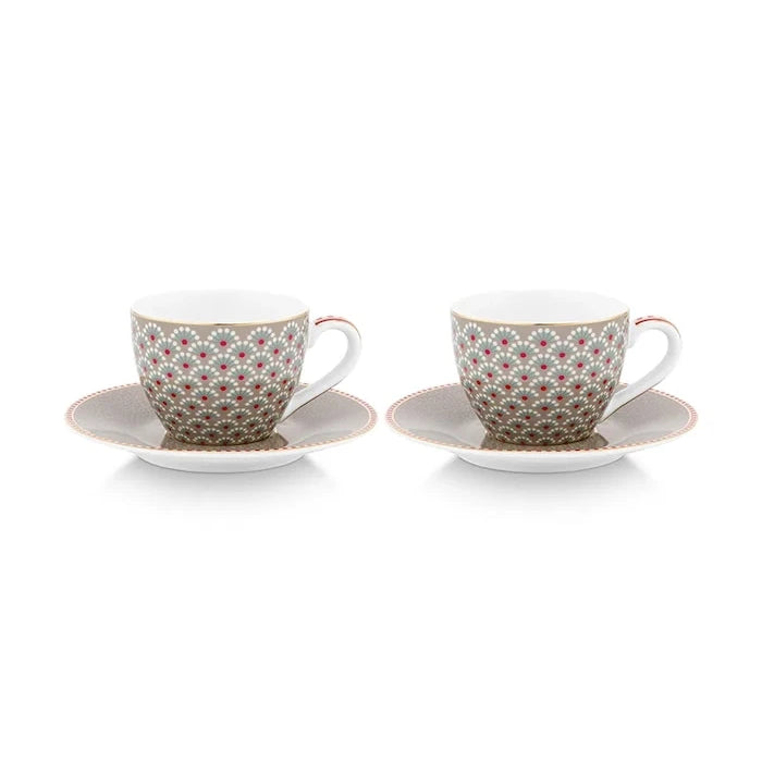 Pip Studio Porselen Fincan ve Tabağı Seti 120 ml