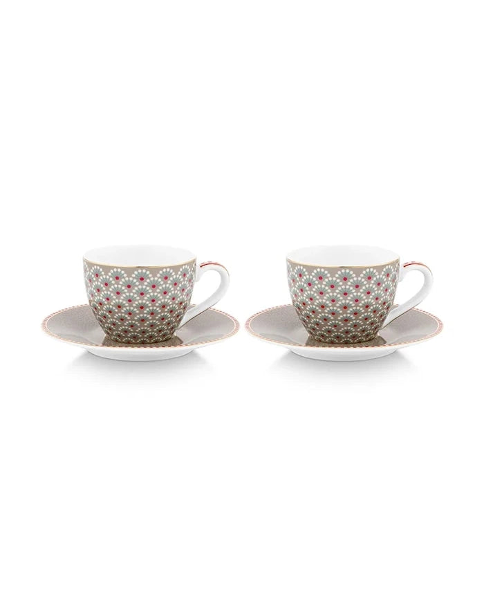 Pip Studio Porselen Fincan ve Tabağı Seti 120 ml